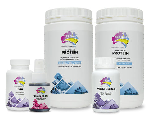 123DIET® Value Pack GET 4 PROTEINS (2 FREE)